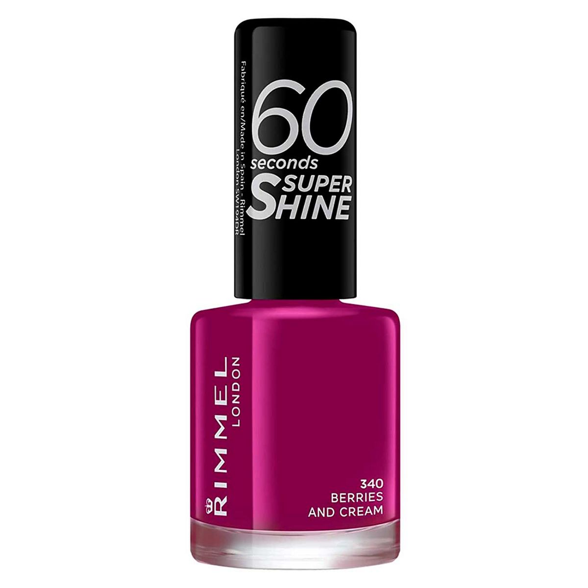 Rimmel 60 Seconds Super Shine Nail Polish - 340 Berries And Cream