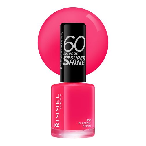 Rimmel 60 Seconds Super Shine Nail Polish - Glaston-Berry