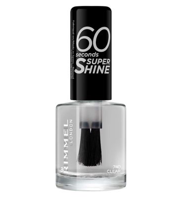 Rimmel 60 Seconds Super Shine Nail Polish Clear Boots