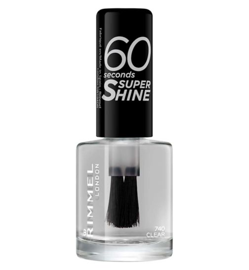Rimmel 60 Seconds Super Shine Nail Polish Clear