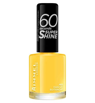Rimmel 60 Seconds Super Shine Nail Polish Chin Up, Buttercup