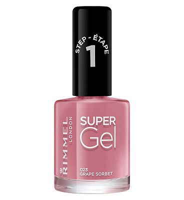 Rimmel Super Gel Nail Polish 023 Grape Sorbet