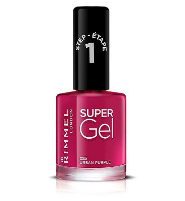 Rimmel Super Gel Nail Polish 025 Urban Purple