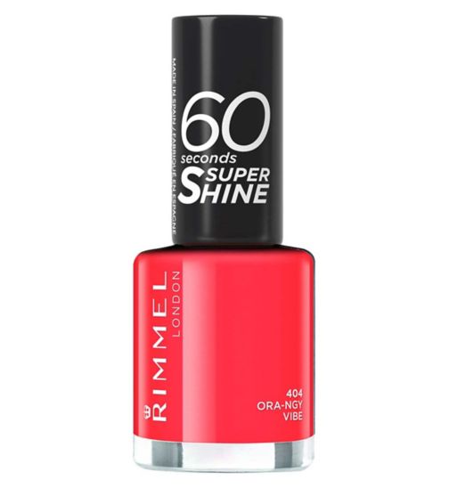 Rimmel 60 Seconds Super Shine Nail Polish Ora-Ngy Vibe