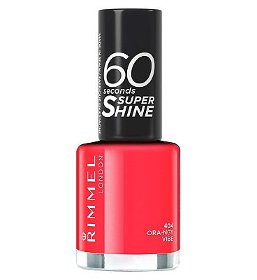 Rimmel 60 Seconds Super Shine Nail Polish Ora-Ngy Vibe