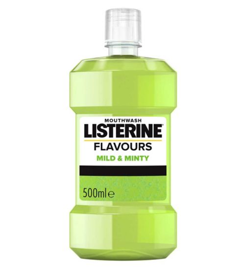 LISTERINE® Flavours Mild & Minty Alcohol Free Mouthwash 500ml