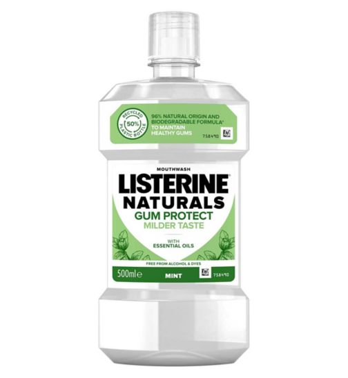 LISTERINE® Naturals Gum Protect Mild Mouthwash 500ml