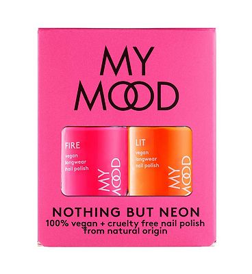 My Mood Nail Polish Duo Nothing But Neon 20ml