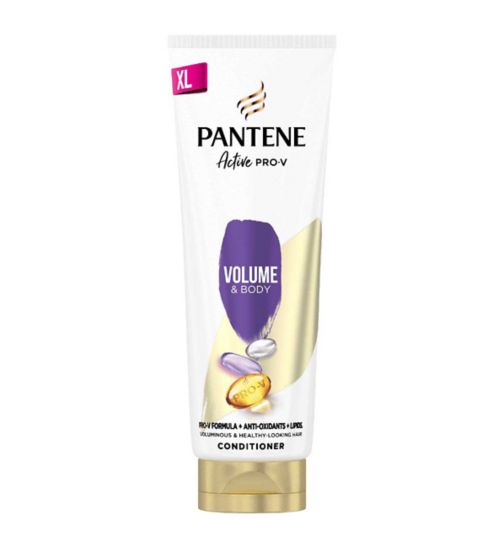 Pantene Pro-V Volume & Body Hair Conditioner, 2x The Nutrients In 1 Use, 350ML