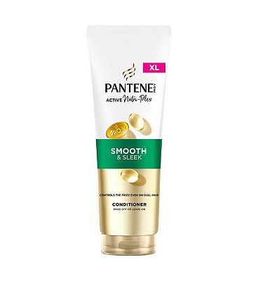 Pantene Pro-V Smooth & Sleek Hair Conditioner, 2x The Nutrients In 1 Use, 350ML