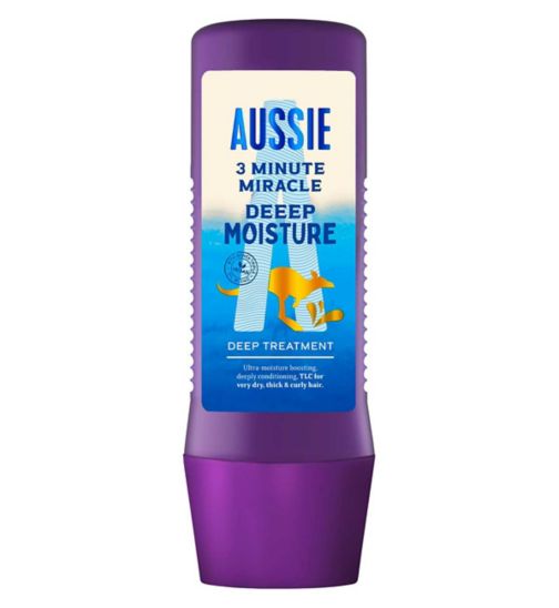 Aussie 3 Minute Miracle Deeep Moisture - Vegan Deep Hair Treatment, 225ml