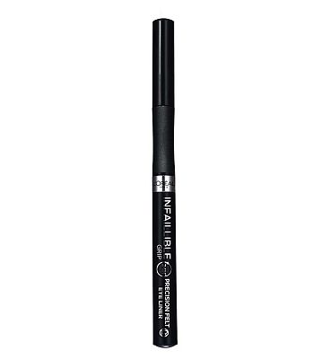 L'Oreal Paris Infallible Grip Precision Felt 0.4mm 27H Longwear Eyeliner Brown brown