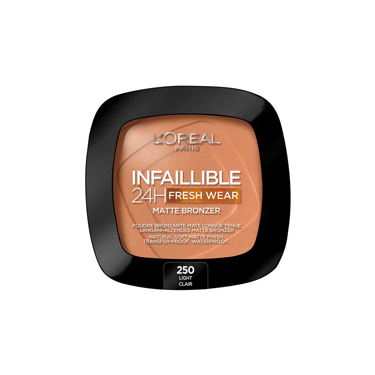 L'Oreal Paris Infallible 24H Longwear Soft Matte Bronzer, 9g
