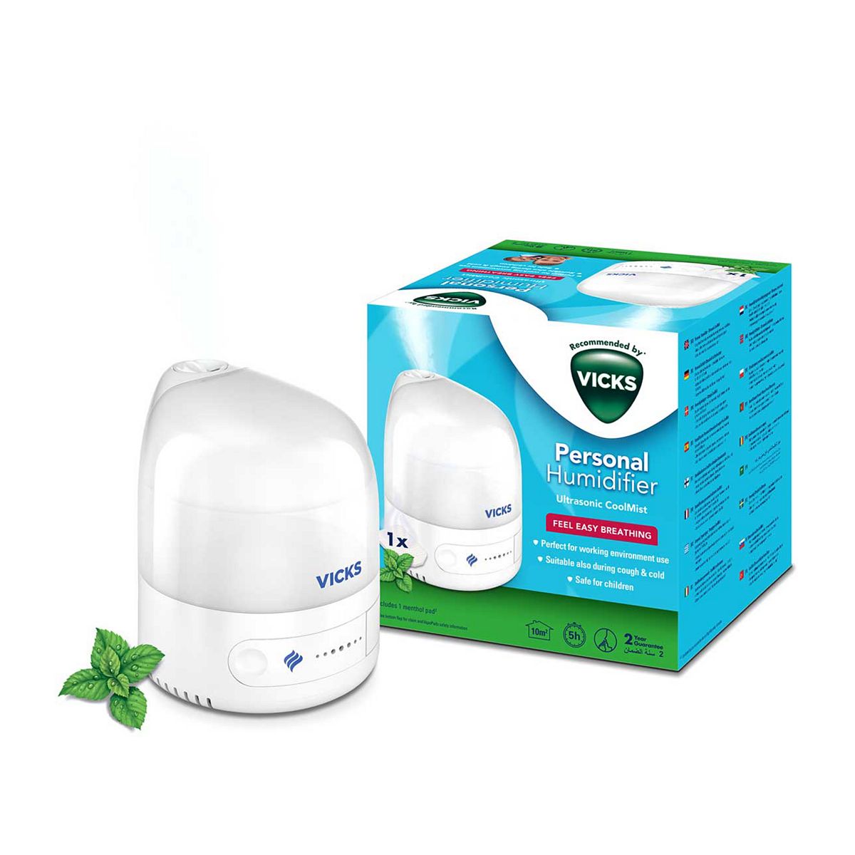 Vicks Ultrasonic Coolmist Personal Humidifier