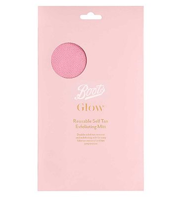 Boots Glow Reusable Self Tan Exfoliating Mitt