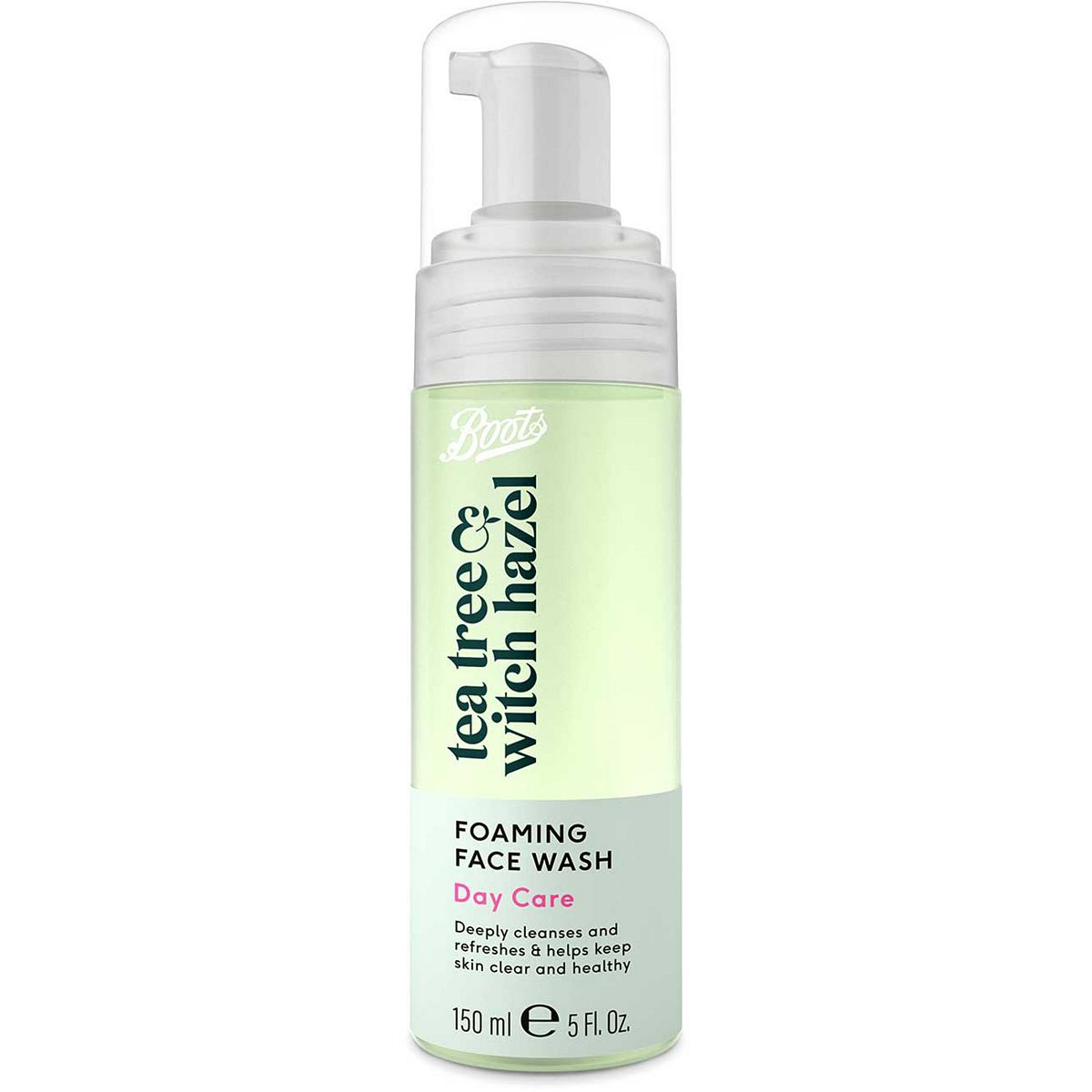 Boots Tea Tree & Witch Hazel Foaming Face Wash 150Ml