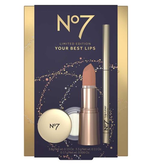 No7 Limited Edition Your Best Lips 3 Piece Gift Set