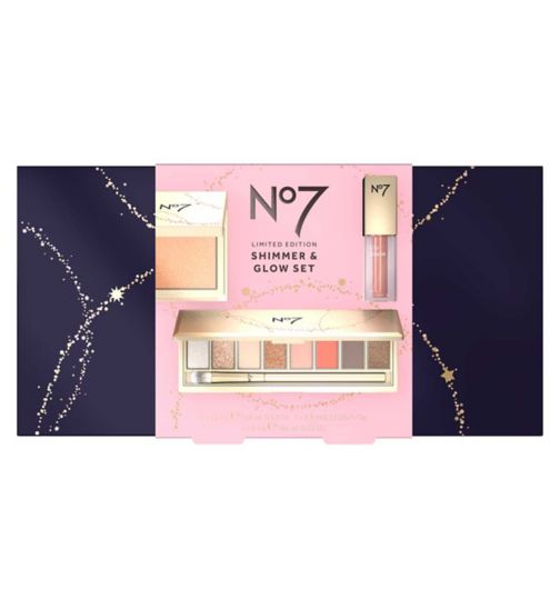 No7 Limited Edition SHIMMER & GLOW SET