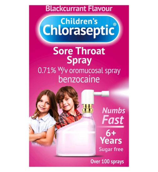 Children's Chloraseptic Sore Throat Spray 0.71% w/v Oromucosal Spray - 15ml
