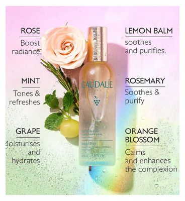 Caudalie Beauty Elixir Prep, Set, Glow Face Mist 30ml (6)