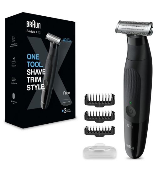 Braun Series X, Beard Trimmer and Electric Shaver For Men, XT3100