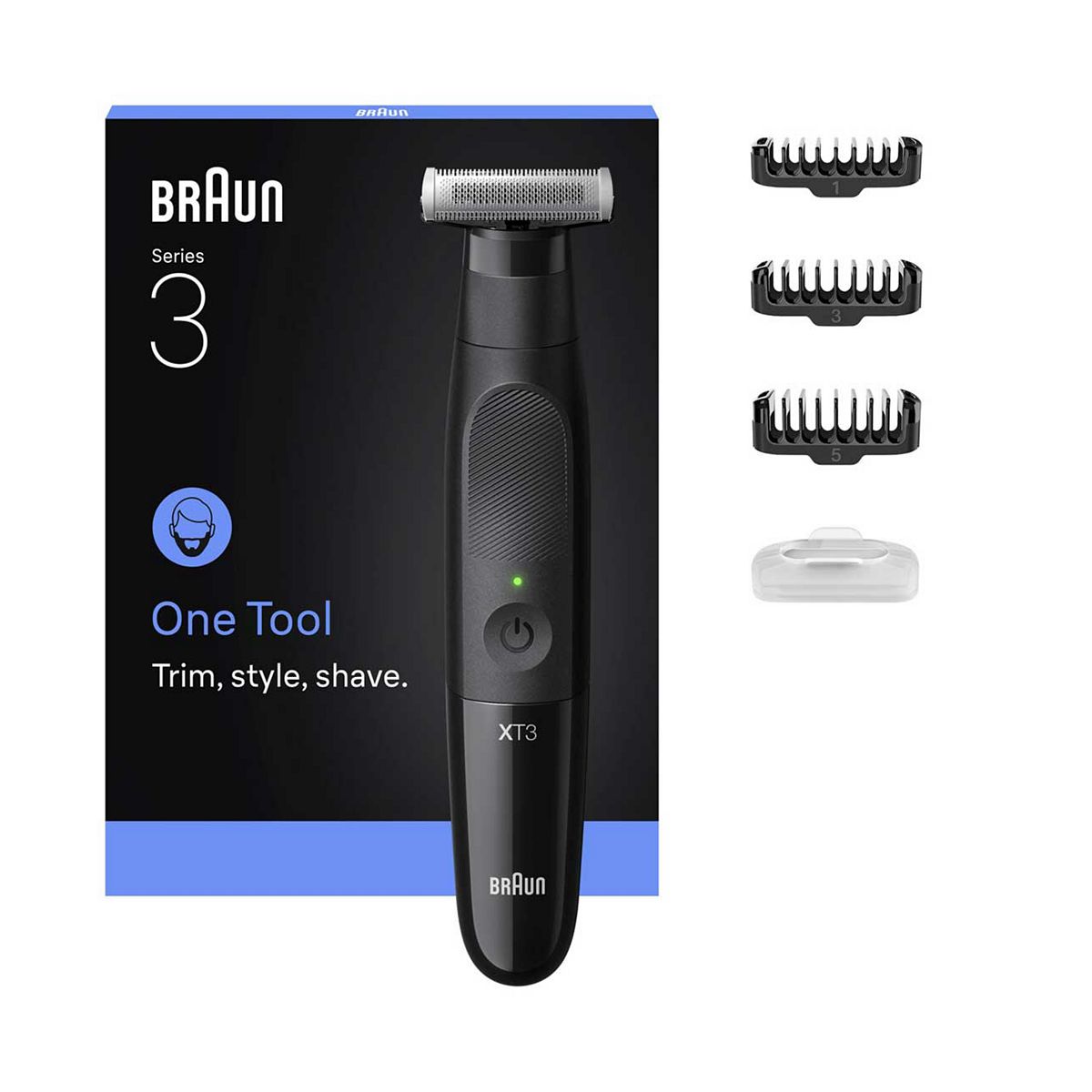 Braun Series X, Beard Trimmer And Electric Shaver For Men, Xt3100