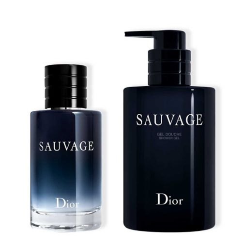 DIOR Men's Fragrance Duo - Sauvage Eau de Toilette and Sauvage Shower Gel;DIOR Sauvage EDT 100ml;DIOR Sauvage Eau de Toilette 100ml;DIOR Sauvage Shower Gel 250ml;DIOR Sauvage Shower Gel 250ml