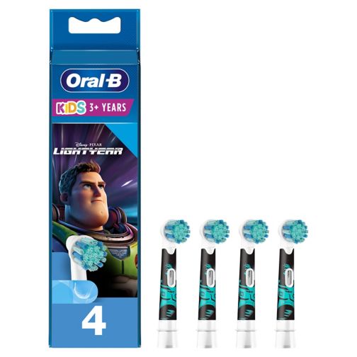 Oral-B Kids Toothbrush Heads Featuring Disney Lightyear Characters, 4 Counts