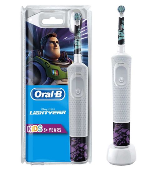 Oral-B Kids Electric Toothbrush Lightyear Designed By Braun