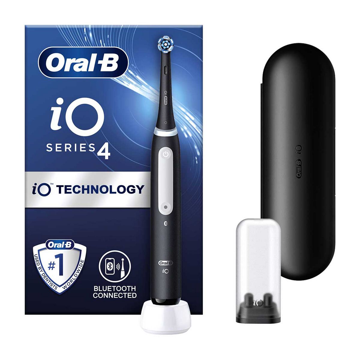 Oral B Oral-B Io4 Electric Toothbrush - Black (+Travel Case)