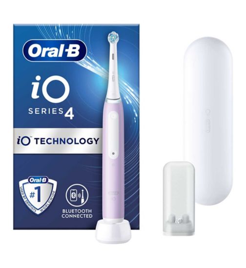 Oral-B iO4 Lavender Electric Toothbrush Designed By Braun