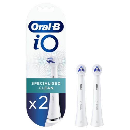 Oral-B iO Specialised Clean Toothbrush Heads, 2 Pack