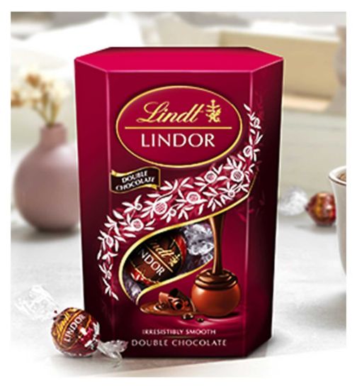 Lindt LINDOR Double Chocolate Cornet 200g