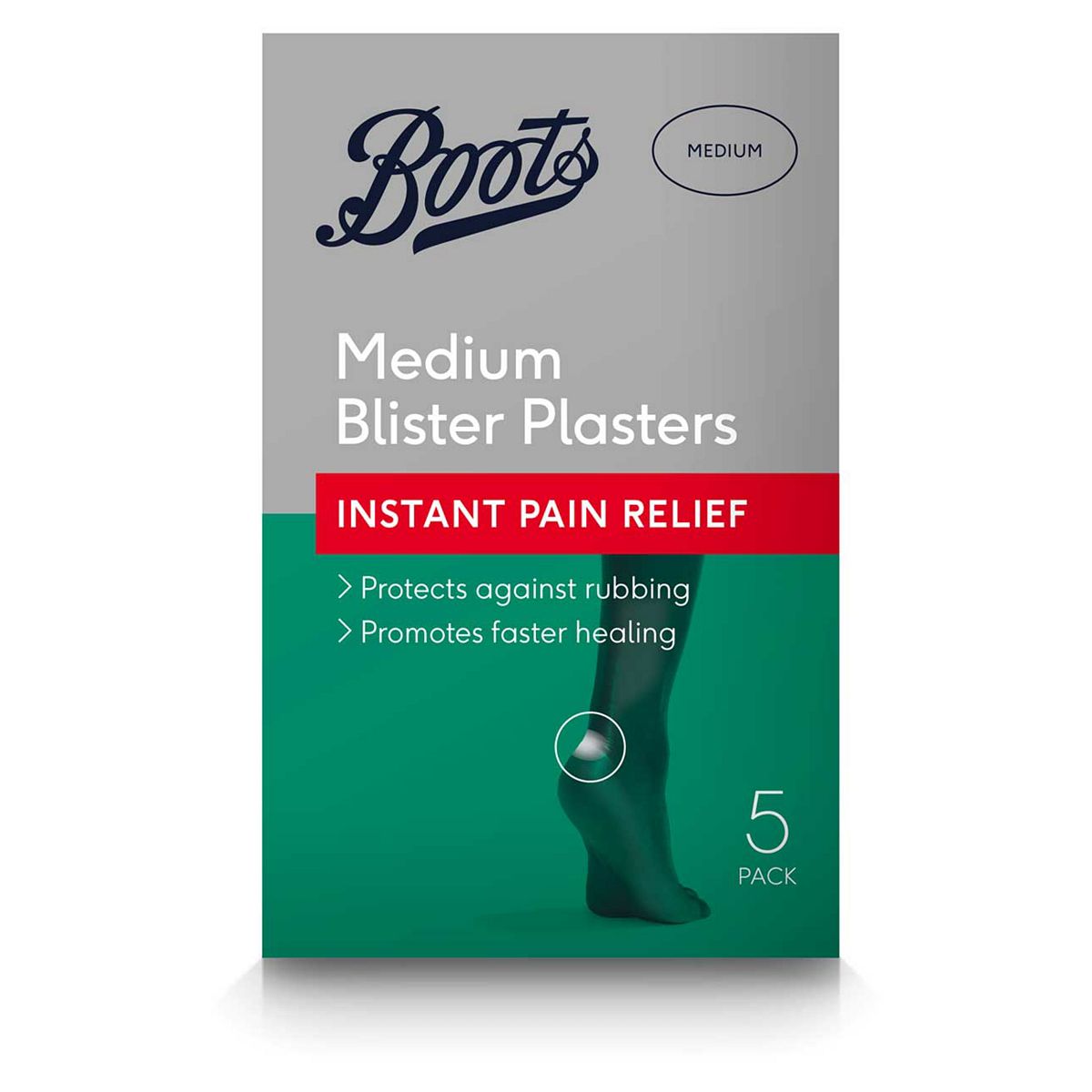   Blister Plasters Medium - 5 Pack