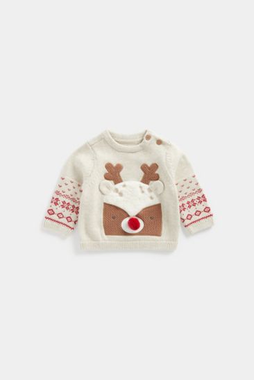 Festive Reindeer Knitted Jumper
