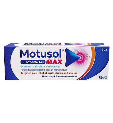 Motusol Max 2.32% w/w Gel 30g