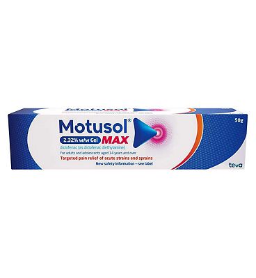 Motusol Max 2.32% w/w Gel 50g