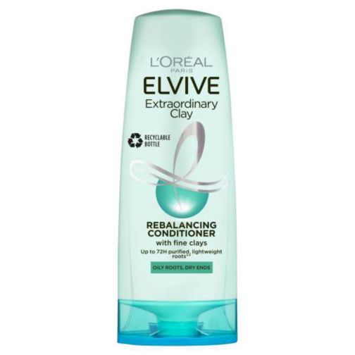 L'Oreal Paris Elvive Extraordinary Clay Conditioner for Oily Roots, Dry Ends 300ml