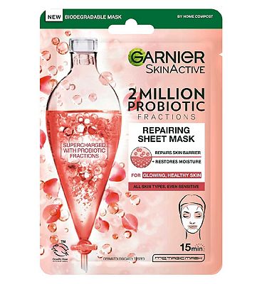 Garnier 2 Million Probiotic Fractions Repairing Face Sheet Mask 22g