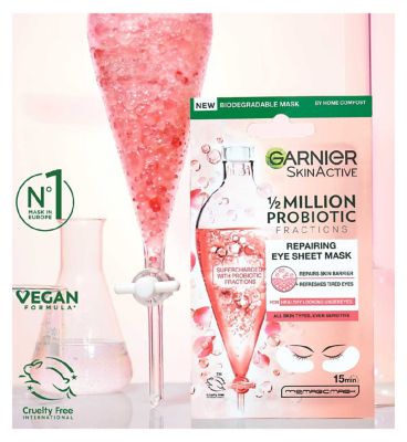 Garnier Probiotic Fractions Repairing & Illuminating Eye Sheet Mask 6g (5)