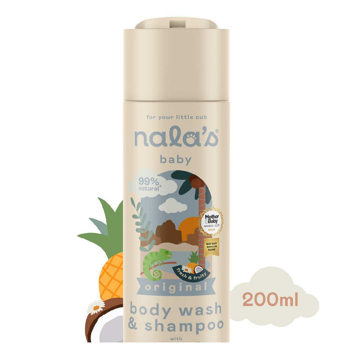 Nalas Baby Nala's Baby Body Wash & Shampoo200 ml, 200ml