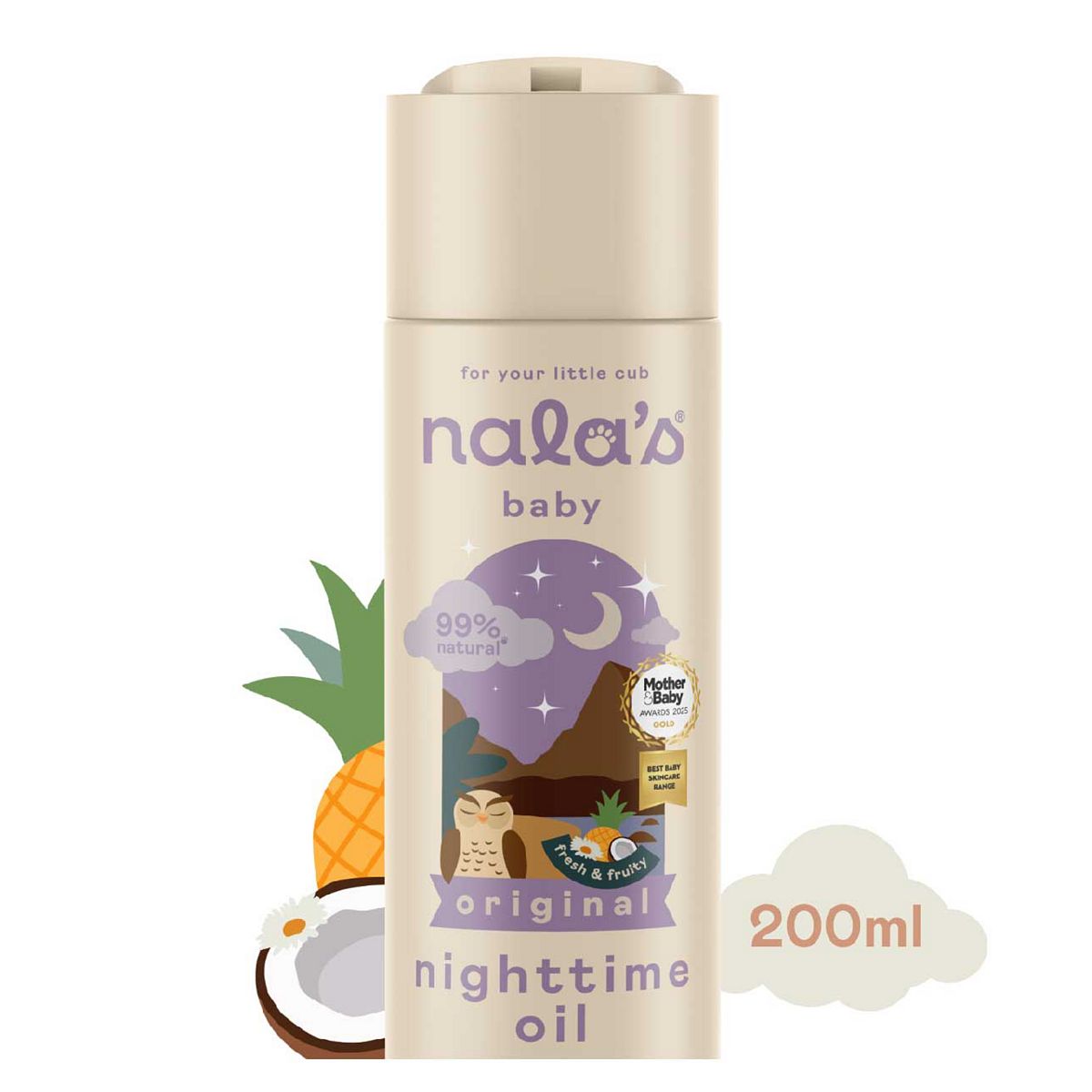 Nalas Baby Nala's Baby Nighttime Oil200 Ml, 200Ml