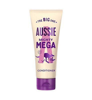 Aussie Mighty Mega Conditioner - Vegan - Lightweight & Gentle - For Soft & Shiny Hair, 350ml