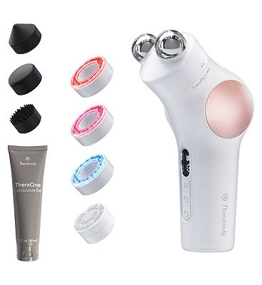 TheraFace PRO by Therabody  Facial Toning Device with Percussive Therapy- White