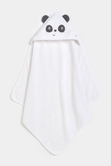 Mothercare Cuddle and Dry white panda