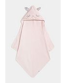 Mothercare Cuddle and Dry pink bunny