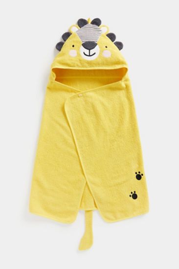Mothercare Lion Cuddle and Dry Hooded Toddler Towel