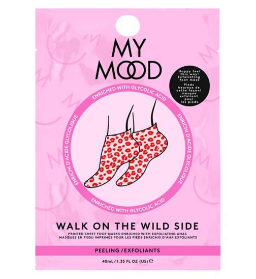 My Mood Printed Foot Mask Walk on the Wild Side
