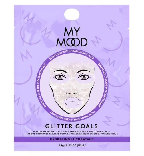 My Mood Hydrogel Face Mask Glitter Goals