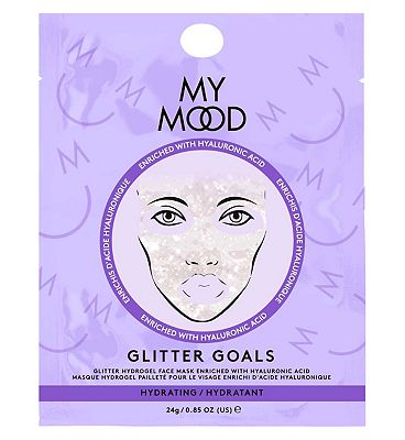 My Mood Hydrogel Face Mask Glitter Goals